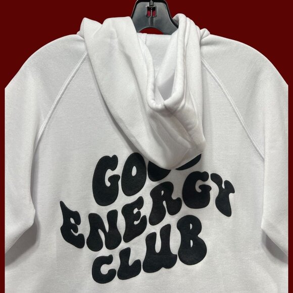 Rue 21 - Men's Long Sleeve Hooded Sweatshirt - White - Small - Picture 12 of 15